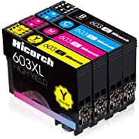 Hicorch 603XL Cartuchos de Tinta para Epson 603 XL Multipack Compatible para Epson Expression Home XP-2100 XP-2105 XP…